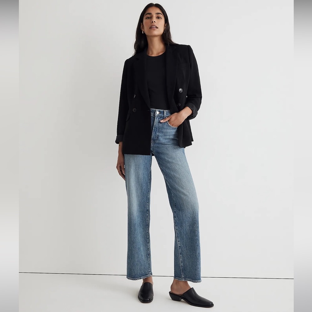 Madewell The Petite Perfect Vintage Wide-Leg Jean Size 24P High Rise